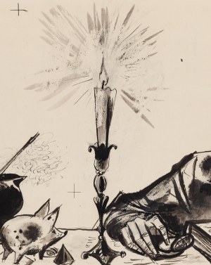 Jan Marcin Szancer (1902 Kraków - 1973 Warsaw), Illustration for the book 