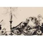Jan Marcin Szancer (1902 Kraków - 1973 Warszawa), Ilustracja do książki Baśń o stalowym jeżu , 1963