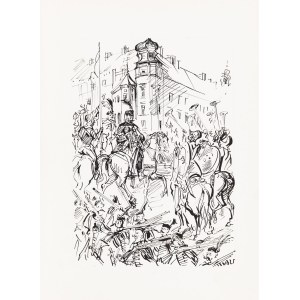 Antoni Uniechowski (1903 Wilno - 1976 Warszawa), Ilustracja do Potopu Henryka Sienkiewicza