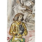 Maja Berezowska (1898 Baranowicze - 1978 Warszawa), Martwa natura z figurką, 1953
