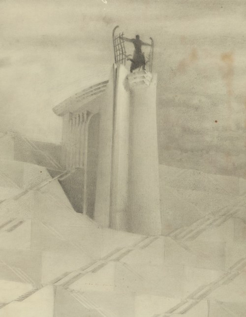 Marian Konarski (1909 Chrzanów - 1998 Kraków), Projekt mauzoleum Józefa Piłsudskiego we Lwowie, 1936
