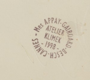Ludwik Klimek (1912 Skoczów - 1992 Francja), Półakt kobiety