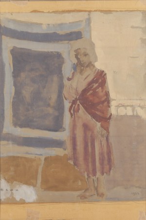 Benn Bencion Rabinowicz (1905 Bialystok - 1989 Paris), Standing Woman, 1932