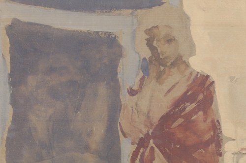 Benn Bencion Rabinowicz (1905 Białystok - 1989 Paryż), Stojąca kobieta, 1932