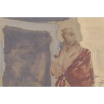 Benn Bencion Rabinowicz (1905 Białystok - 1989 Paryż), Stojąca kobieta, 1932