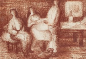 Louis Lille (1897 Podwłoczyska nad Zbruczem - 1957 Paris), Conversation, 1955