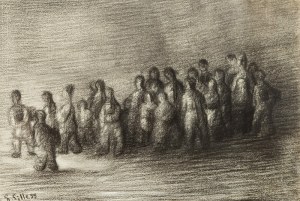 Louis Lille (1897 Podwłoczyska nad Zbruczem - 1957 Paris), Pochód, 1955