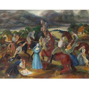 Zdzisław Cyankiewicz (Cyan) (1912 Czechowice - 1981 Paryż), Rzeź niewiniątek