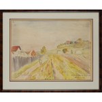Zbigniew Pronaszko (1885 Żychlin - 1958 Kraków), Pejzaż z widokiem na Kopiec Kościuszki