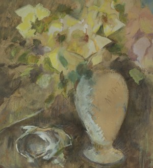 Kazimierz Sichulski (1879 Lviv - 1942 Lviv), Flowers in a vase, 1939