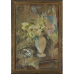Kazimierz Sichulski (1879 Lwów - 1942 Lwów), Kwiaty w wazonie, 1939