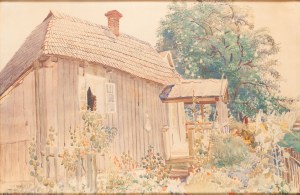 Stanislaw Maslowski (1853 Wlodawa - 1926 Warsaw), Landscape from Wola Rafalowska (