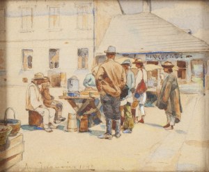 Antoni Stefanowicz (1852 - 1929), At the market, 1897