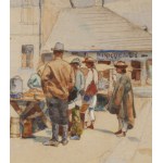 Antoni Stefanowicz (1852 - 1929), Na targu, 1897