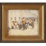 Antoni Stefanowicz (1852 - 1929), Na targu, 1897