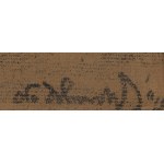 Odo Dobrowolski (1883 Czerniowice - 1917 Kijów), Lwów - Cerkiew Wołoska i wieża Korniakta, 1915
