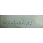 Wacław Żaboklicki (1879 Zakrzew - 1959 Warszawa), Pejzaż zimowy z rzeką i górami