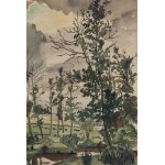Stanisław Rolicz (1913 Mandżuria - 1997 Sopot), Pejzaż z Zahorza , 1942