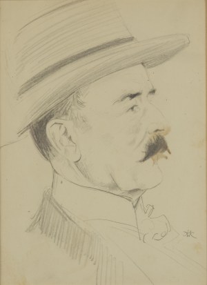 Wlastimil Hofman (1881 Prague - 1970 Szklarska Poreba), Portrait Study