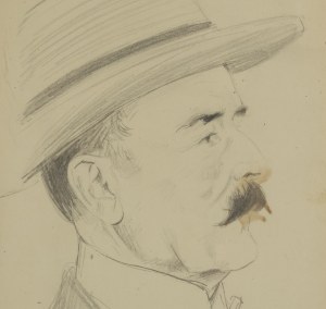 Wlastimil Hofman (1881 Prague - 1970 Szklarska Poreba), Portrait Study
