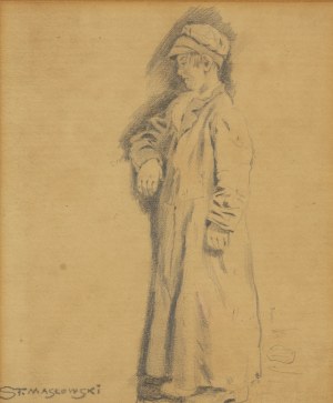 Stanislaw Maslowski (1853 Wlodawa - 1926 Warsaw), Study of a boy