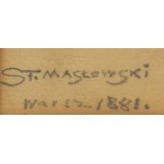 Stanisław Masłowski (1853 Włodawa - 1926 Warszawa), Studium chłopca