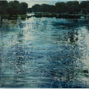 Jagoda Kaczmarczyk-Hudzik (ur. 1966, Kraków), Pejzaż wiślany CXII, 2025