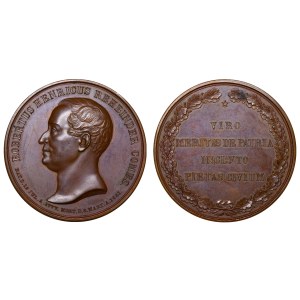 Russian Empire, Finland, Bronze Medal, 1841 year, Count Robert Henricus Rehbinder
