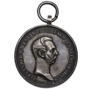Russian Empire, Finland, Silver Avard Medal, For Knowledge and Diligence from the Imperial Finnish Agricultural Society