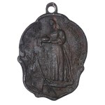 Russian Empire, Badge In honor of the visit of the President of the French Republic to Russia, 1897 year