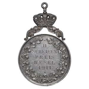 Germany, Silver Medal for Shooting, 1911 year