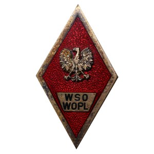 Poland, Badge, Military Academy of Anti-Aircraft Defense Forces Warsaw, 1972 year