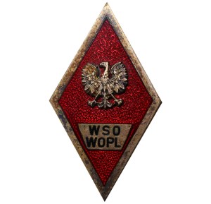 Poland, Badge, Military Academy of Anti-Aircraft Defense Forces Warsaw, 1972 year