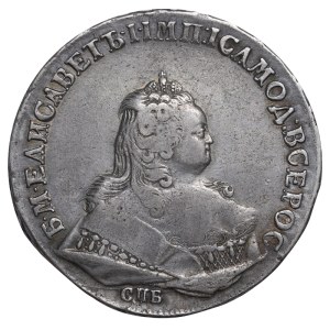 Russian Empire, 1 Rouble, 1745 year, SPB