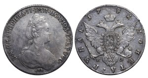 Russian Empire, 1 Rouble, 1782 year, SPB-IZ
