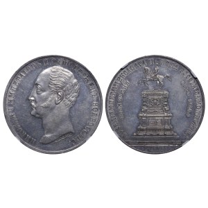Russian Empire, 1 Rouble, 1859 year, Nicholas I Memorial, NGC, UNC DETAILS
