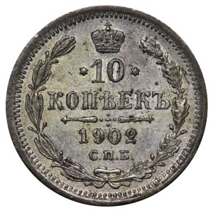 Russian Empire, 10 Kopecks, 1902 year, SPB-AR