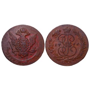 Russian Empire, 5 Kopecks, 1766 year, MM