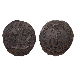 Ruská ríša, Sibír, 1 Poluška, rok 1772, KM