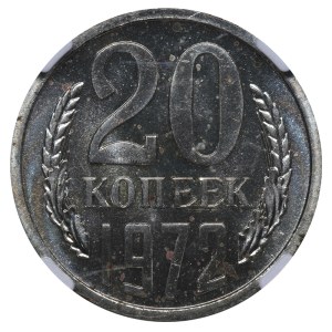 Soviet Union, 20 Kopecks, 1972 year, NGC, PL 63