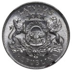 Latvia, 2 Lati, 1925 year, NGC, MS 63