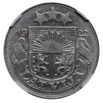 Latvia, 50 Santimu, 1922 year, NGC, AU DETAILS