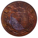 Latvia, 1 Santims, 1939 year, PCGS MS64BN