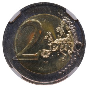 Latvia, 2 Euros, 2018 year, Centenary of Independent Baltic States, NGC, MS 65 DPL