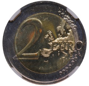Latvia, 2 Euros, 2018 year, Centenary of Independent Baltic States, NGC, MS 65 DPL