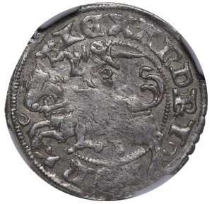 Grand Duchy of Lithuania, ½ Groat, 1501-06 years, NGC, AU 58