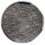 Grand Duchy of Lithuania, ½ Groat, 1501-06 years, NGC, AU 58