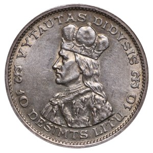 Lithuania, 10 Litu, 1936 year, Vytautas