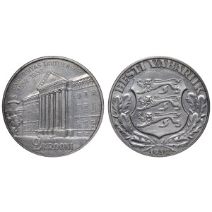 Estonia, 2 Krooni, 1932 year, Tercentary - University of Tartu