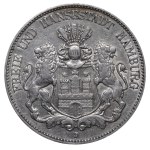 Free Hanseatic city of Hamburg, 5 Mark, 1902 year, J